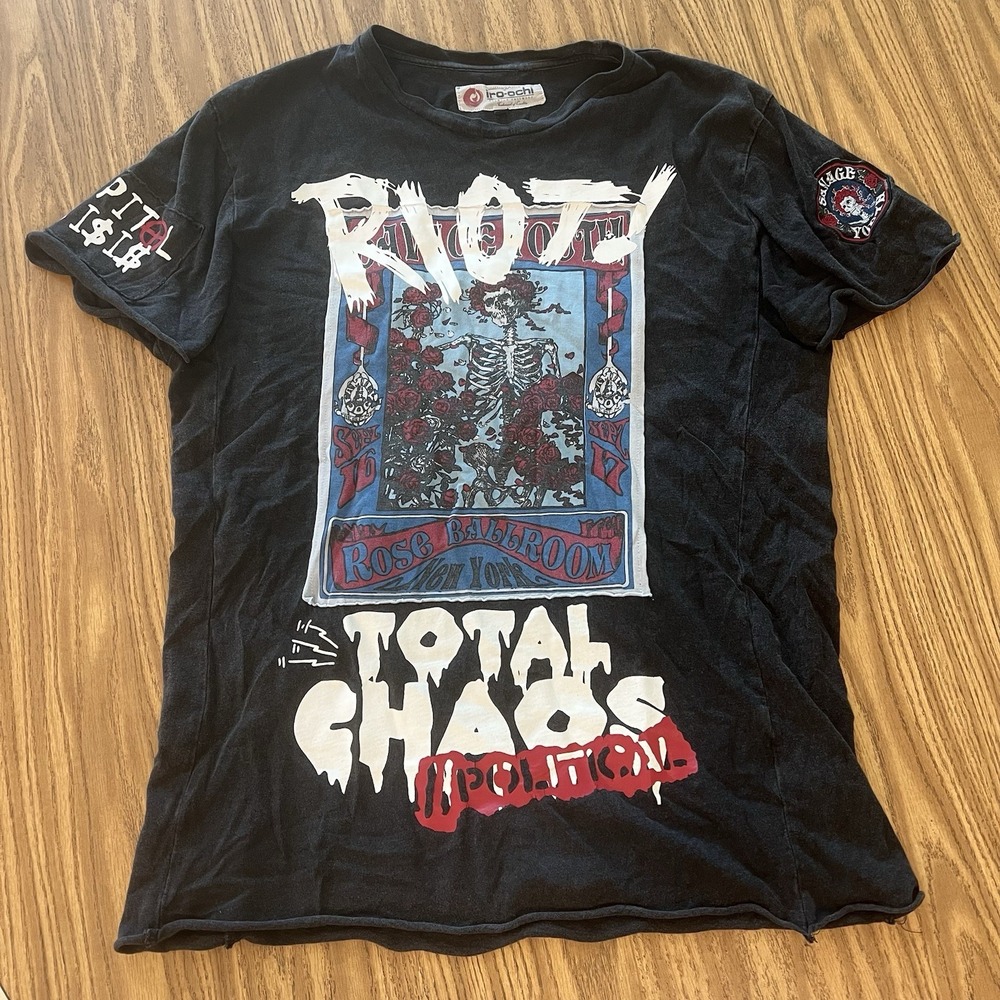 Iro-Ochi Punk Rock T Shirt Total Chaos Men's Large